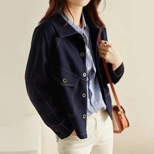 Dark Navy Denim Jacket